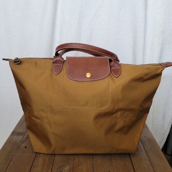 Longchamp Bags Longchamp Le Pliage Handbag Medium Camel Poshmark